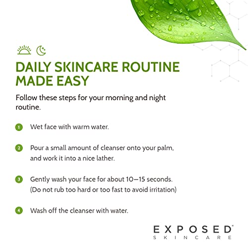 Exposed Skin Care Acne Facial Cleanser with 0.5% Salicylic Acid