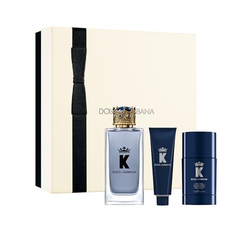 Dolce&Gabbana K for Men Gift Set - Eau De Toilette 100 ml / 3.4 fl. oz, Shower Gel 50 ml / 1.7 fl. oz and Deodorant Stick 75 ml / 2.5 fl. oz