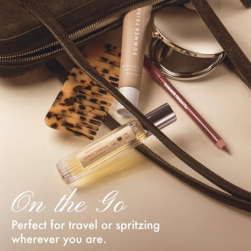 Summer Fridays Sunlit Vanilla Eau de Parfum - Warm Gourmand Vanilla Perfume for Women - Versatile Fragrance With Notes of Caramel + Bergamot - Long-Lasting, Delicate Eau de Parfum - Vegan (10 ml)