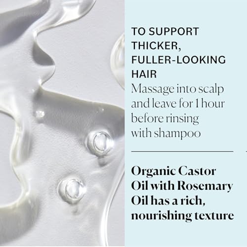 Sky Organics Organic Castor Oil with Rosemary Oil, Pure & Hexane-Free