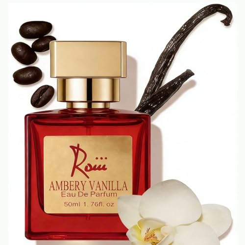 Roiii Ambery Vanilla 1.7Oz (50ml) - Eau de Parfum - Inspired by B.lack O.pium - Long-lasting Fragrance - Feminine