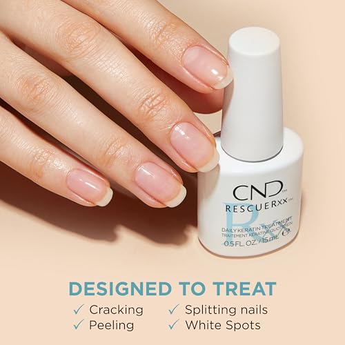 CND RescueRXx Daily Keratin Nail Treatment, 0.5 fl oz