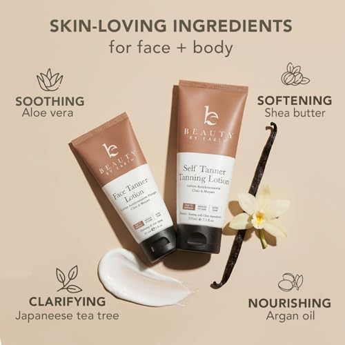 Self Tanner Face & Body - With Organic Aloe Vera & Shea Butter