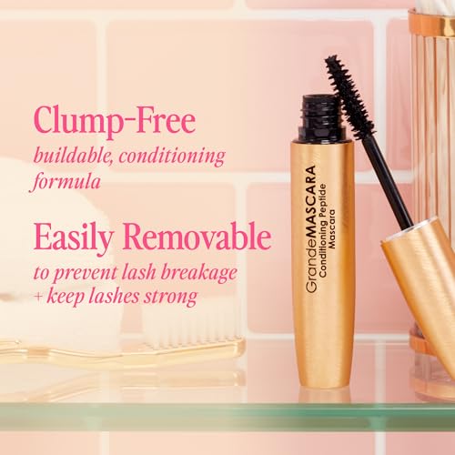 Grande Cosmetics GrandeMASCARA Conditioning Peptide Mascara, Black, 0.2 oz