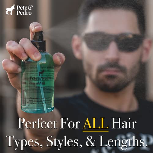 Pete & Pedro Natural Sea Salt Spray For Hair Adds Volume & Texture, 8.5 oz