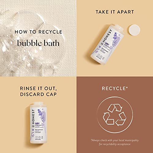 The Honest Company Bubble Bath, Hypoallergenic, Lavender Calm, 12 fl oz