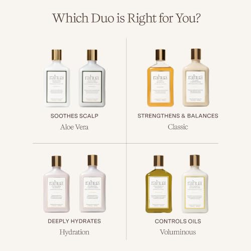 Rahua Voluminous Shampoo - Natural Volumizing Shampoo for Fine to Medium Hair - Sulfate Free Clarifying Hair Care with Rahua Oil, Lemongrass & Green Tea - Organic, Vegan & Color Safe - 9.3 Fl Oz
