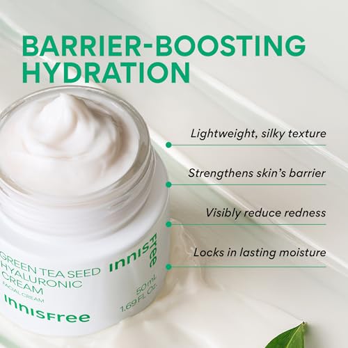 innisfree Green Tea Double Cleanse + Hydrate Trio | Korean Skincare Set with Hydrating Cleansing Oil, Face Wash, and Moisturizer | Gentle Lather | Sulfate-Free | Available in Gift Sets