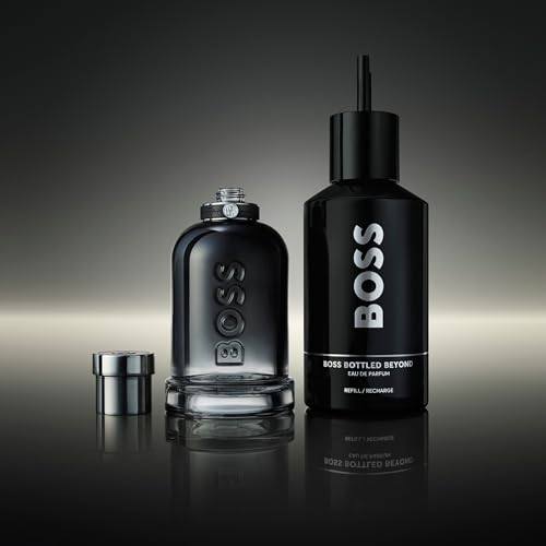 Hugo Boss Bottled Beyond Eau de Parfum – Woody Cologne for Men – With Notes of Ginger & Leather – Long-Lasting Fragrance – 3.3oz