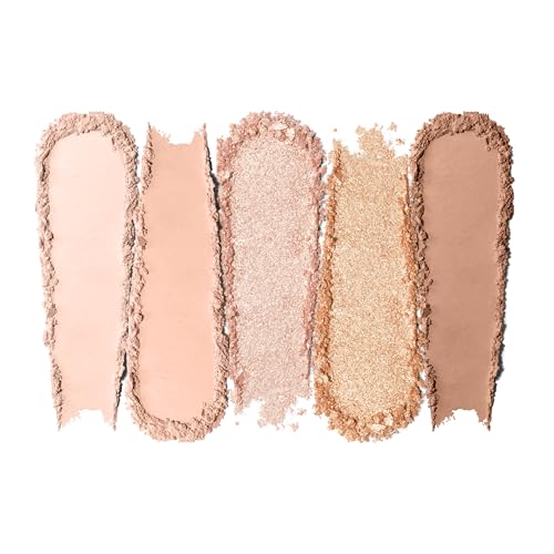 Bobbi Brown All Nudes Eyeshadow Palette | 5-Shade Matte & Metallic Neutral Eyeshadow Palette for All Skin Tones with Richly Pigmented Shades in Complementary Colors, Peachy Nudes, 0.04 Ounce