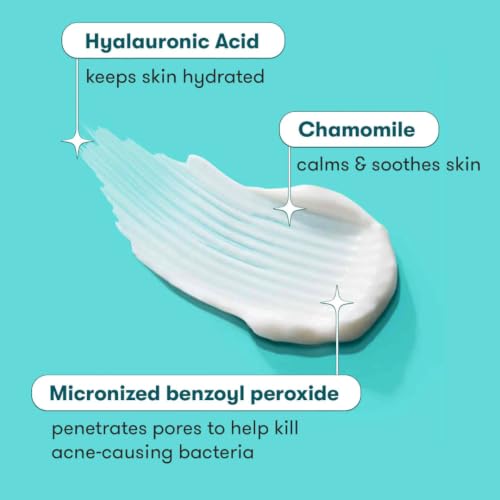 Proactiv Acne Cleanser - Benzoyl Peroxide Face Wash and Acne Treatment - Daily Facial Cleanser and Hyularonic Acid Moisturizer with Exfoliating Beads - 90 Day Supply, 6 Fl Oz
