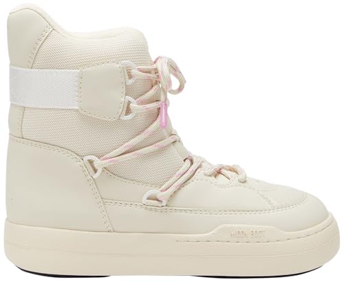 Moon Boot, Park Sneaker Boot Insulated Unisex Snow Boots, 3.5, Cream