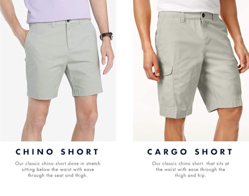 Tommy Hilfiger Men's 6 Pocket Cargo Shorts Bright White