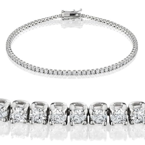 Pompeii 2ct Diamond Tennis Bracelet 14K White Gold 7"