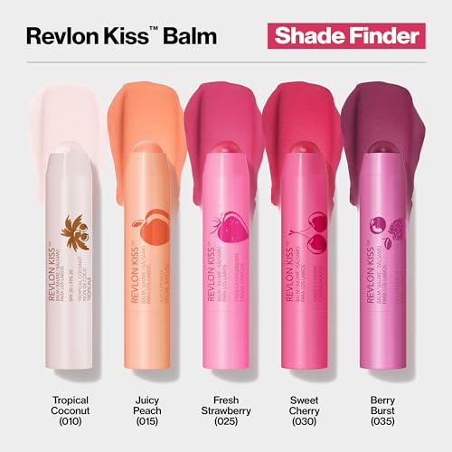 Revlon Kiss Balm with Sunscreen SPF 20, 035 Berry Burst, 0.09 oz