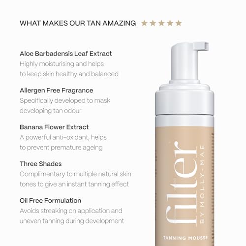 Filter by Molly-Mae Self Tanner Mousse Medium 6.7oz