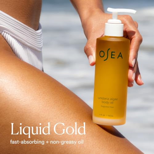 OSEA Undaria Algae™ Fragrance-Free Body Oil, Deep Hydration, Silky-Glow 5oz