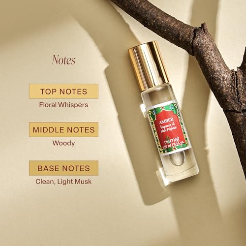 Nemat Amber Perfume Oil Roll-On for Women & Men, 10 ml