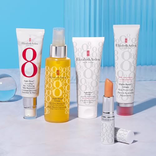 Elizabeth Arden Eight Hour Cream Lip Protectant Stick, Moisturizing Lip Balm, Sheer with Sunscreen, SPF 15, Repairs Cracked Lips, 0.13 oz