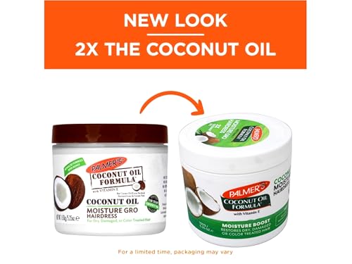 Palmer's Hair Cream, Coconut Oil Formula Moisture Gro Hairdress (5.25 Oz)