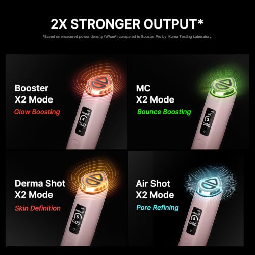 medicube Booster Pro X2™ - 7 in 1 Glow Beauty Device, 2X Glow Care, Pink