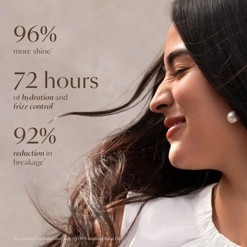 VEGAMOUR HYDR-8 Weightless Repair Oil | Strengthens, Smooths and Adds Shine with Marula Oil and Vitamin C | For All Hair Types | Formulated Without Silicones, Vegan and Cruelty-Free (1.7 Fl Oz)
