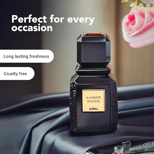 Ajmal Amber Wood Noir EDP Unisex, 3.4 fl oz / 100 ml