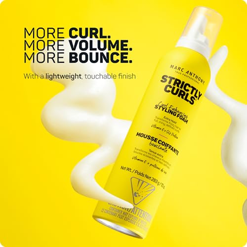 Marc Anthony Strictly Curls, Defining Curl Styling Mousse Foam - Curly Hair