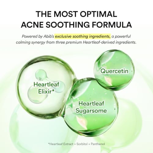 Abib Heartleaf Essence Pad Clear Touch 70 Pads 8.45 fl oz | Soothing Toner Pads for Acne-Prone Skin with Succinic Acid, Niacinamide, Gentle Exfoliation, Korean Skin Care (New/Refillable)