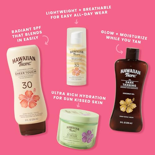 Hawaiian Tropic Mineral Powder Sunscreen Brush SPF 30, 0.15 Oz