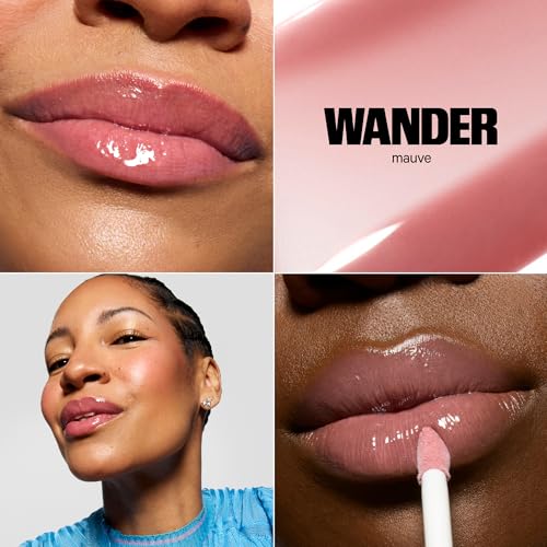 Milk Makeup Odyssey Lip Gloss – Non-Sticky, Hydrating + Sheer-Tinted Gloss with Long-Lasting, High Shine Finish – Vegan Formula Nourishes with Jojoba Oil – Wander (Mauve), 0.2oz