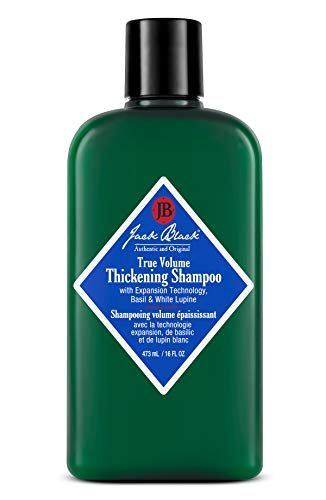 Jack Black True Volume Thickening Shampoo, Basil & White Lupine , Thickening Hair Products for Men, Sulfate-Free Hair Shampoo - 16 Fl oz (Pack of 1)