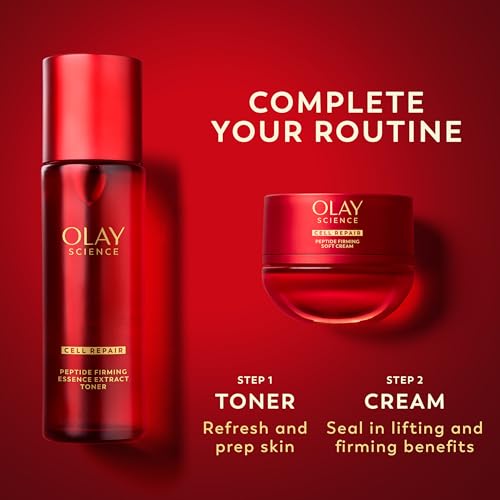 Olay Science Peptide Face Toner | Essence Extract Hydrating Toner for Face - Asian Skin Care, for All Skin Types - Longevity & Anti-Aging - Exclusive Antioxidant Peptide Complex Infused, 1.7 oz