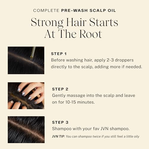 JVN Complete Pre-Wash Scalp Oil, 1.7 Fl Oz