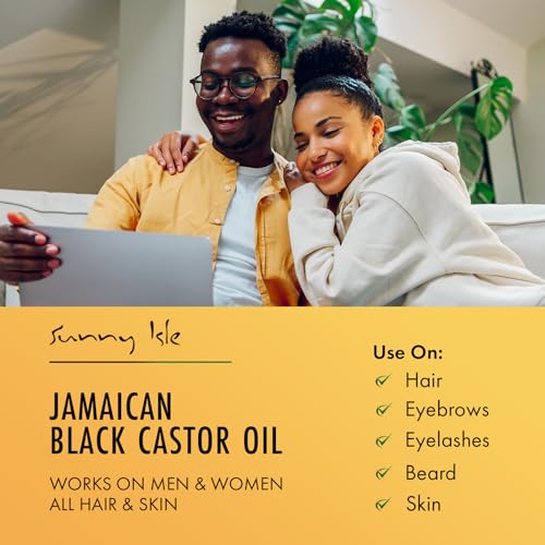 Sunny Isle Jamaican Black Castor Oil 4oz, Original, Authentic