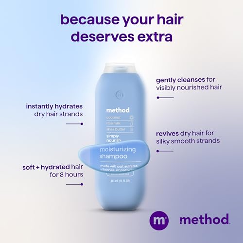 method Moisturizing Shampoo, Simply Nourish, 14 fl oz