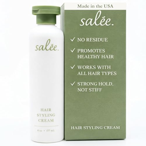 Salée- Styling Cream For Slickbacks & Curls | Slick Back Hair & Define Curly Hair | For Women, Kids, Girls, Smoothing & Anti-Frizz | For Curls, Wavy & Straight Hair 6 oz.