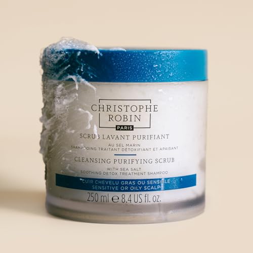 Christophe Robin Purifying Scalp Scrub with Sea Salt, 8.4 fl. oz