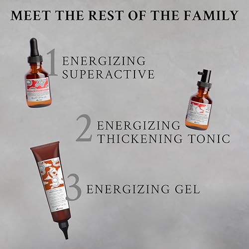 Naturaltech Energizing Shampoo, balancing mild cleanser for thinning hair