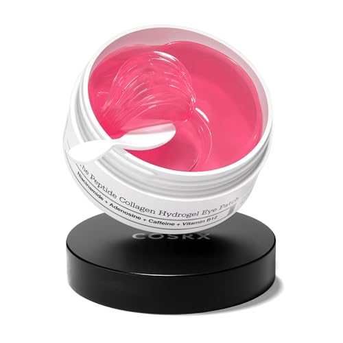 COSRX Pink Peptides Collagen Hydrogel Eye Patch for Puffy Eyes (60)