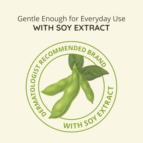 Aveeno Positively Radiant Skin Brightening Daily Facial Scrub with Moisture-Rich Soy Extract, Gently Exfoliates & Cleanses for Soft, Smooth, More Even-Toned Skin, Hypoallergenic, 7 oz
