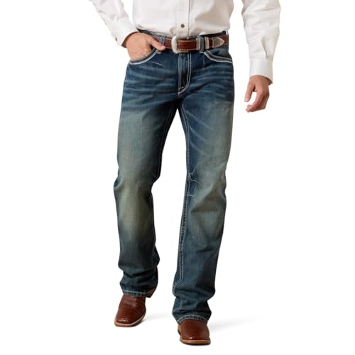 ARIAT Men's M4 Low Rise Coltrane Boot Cut Jean, Durango, 32W x 30L