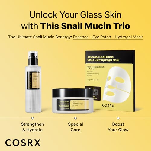 COSRX Advanced Snail Mucin Hydrogel Under Eye Patches for Fine Lines (60)