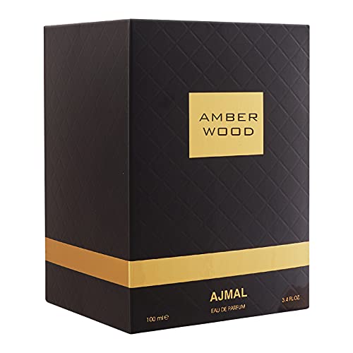 Ajmal Amber Wood EDP for Men & Women, 3.4 fl oz / 100 ml