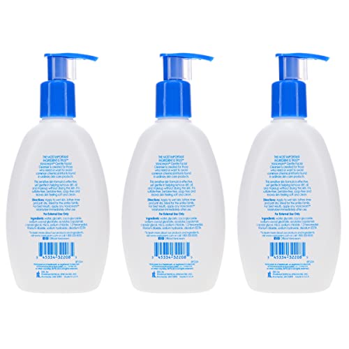Vanicream Gentle Facial Cleanser for Sensitive Skin, 8 Oz (Pack of 3), Unscented, 24 Fl Oz