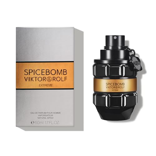 Viktor&Rolf - Spicebomb Extreme Eau de Parfum - Woody & Spicy - Cologne for Men - With Notes of Amber & Vanilla - 1.7 Fl Oz