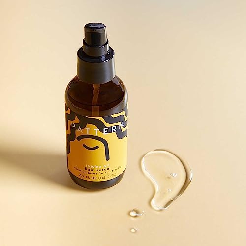 PATTERN Beauty by Tracee Ellis Ross Jojoba Hair Serum, 3.9 Fl Oz, Safflower, Jojoba, Rosehip, Olive & Lavender Oils, Lightweight Moisture Boost for Hair and Scalp