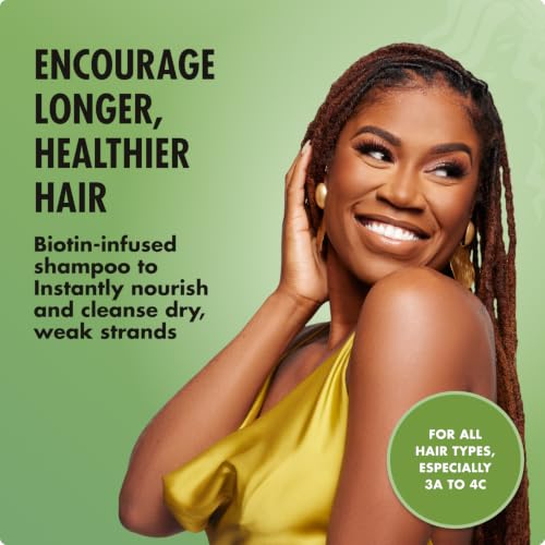 Mielle Organics Rosemary Mint Biotin Strengthening Shampoo, 12 oz