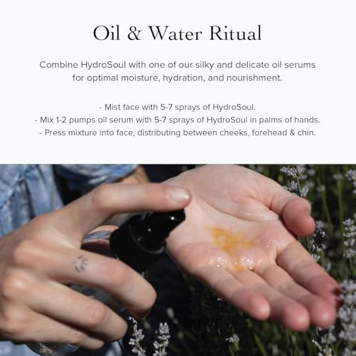 evanhealy Rose Geranium HydroSoul | Copper Distilled Hydrosol | Gentle, Astringent Organic Facial Tonic | Balancing Face Toner for Dry, Oily, Combination, Teen Skin