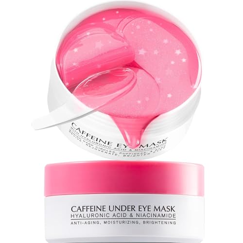 Under Eye Patches Kit: 120 Pcs Retinol & Caffieine Gel Eye Mask for Dark Circles, Puffiness and Wrinkles - Day & Night Skin Treatment Pads with Niacinamide, Collagen & Hyaluronic Acid (2 Pack)